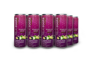 Sparkling Ginger & Lime with Passionfruit + Cucumber - Zero Alcohol 12-Pack