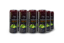 Load image into Gallery viewer, Sparkling Black Tea with Lime.  12 - Pack